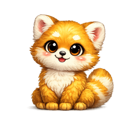 Golden Red Panda