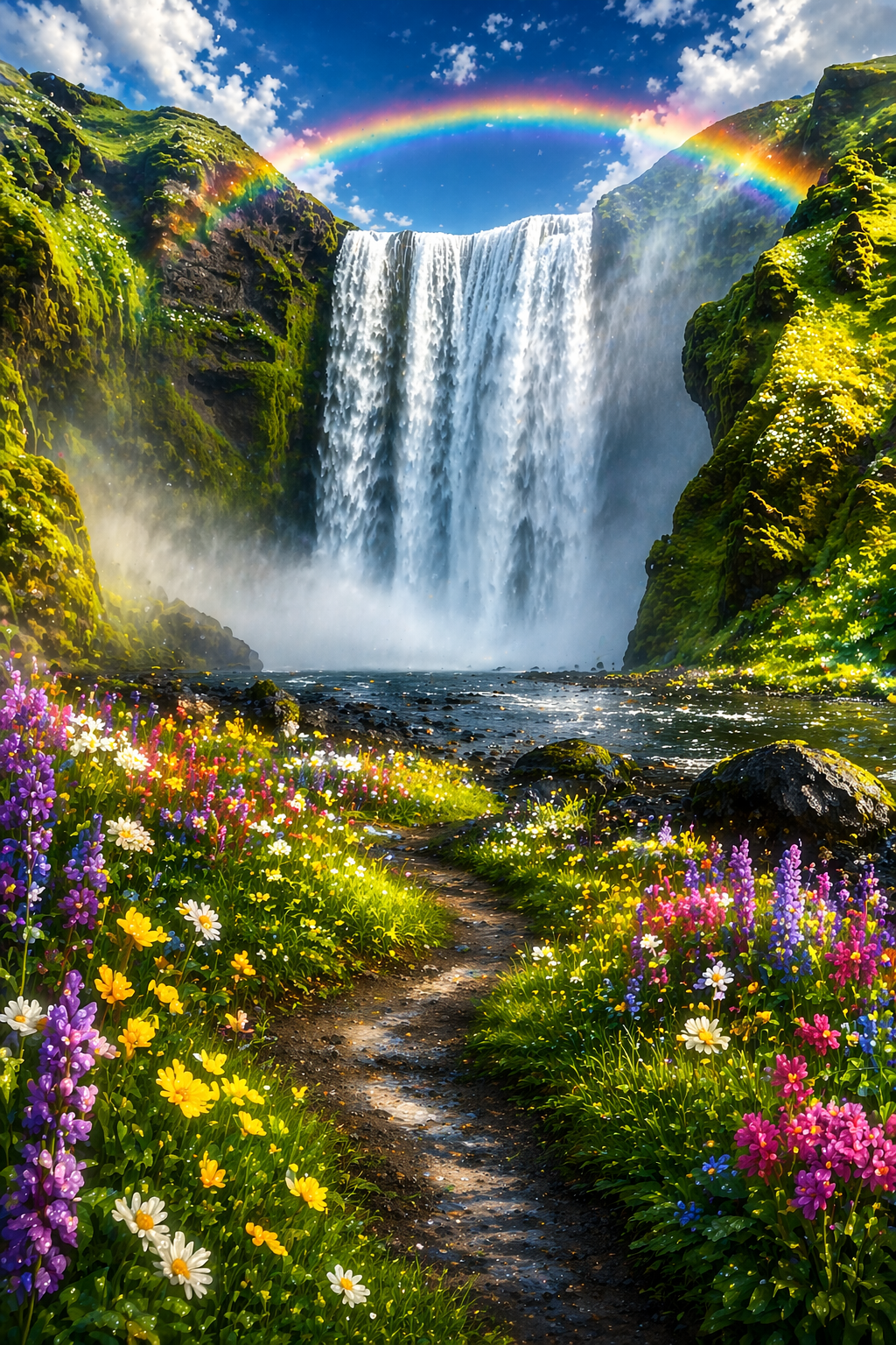 Rainbow Waterfall Arena